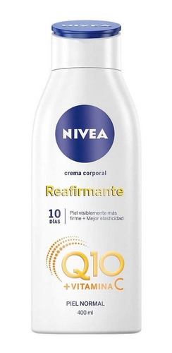 Nivea Body Reafirmante 400ml - mL a $92