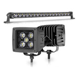 Niwaker - Barra De Luz Led De 20 Pulgadas Con 2 Cubos Led De