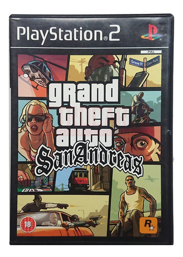 Grand Theft Auto San Andreas Pal Ps2 