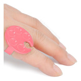 Anillo Mini Paleta Pegamento Pestañas Mezcla Esmalte Uñas X5