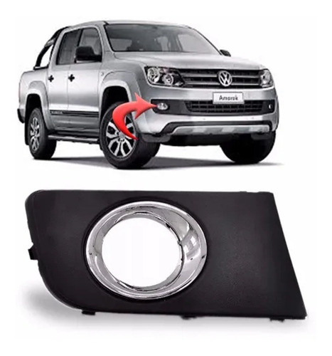 Rejilla Grilla Lateral Amarok  2013 2014 2015 2016 Cromado