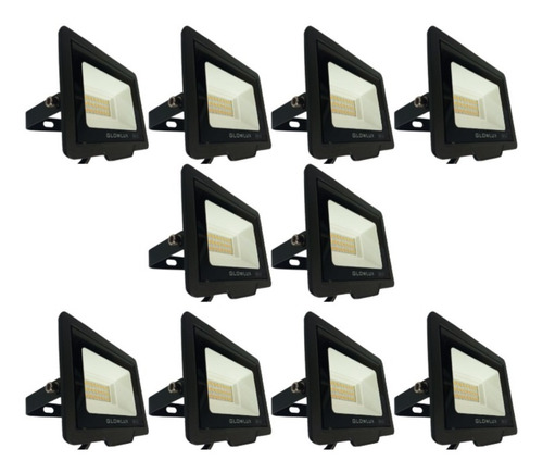 X10 Proyector Reflector Eco Led 10w Luz Cálida - Glowlux