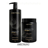 Absolute Oil Shampoo E Mascara 1l Aneethun Cabelos Secos 