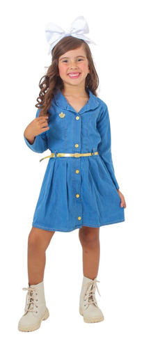 Vestido Infantil Feminino Manga Longa: Qualidade E Estilo