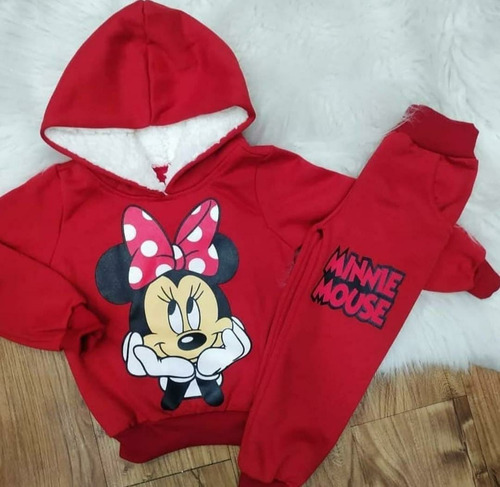 Conjunto Moletom Infantil Blusa De Touca E Calça Peludo Luxo