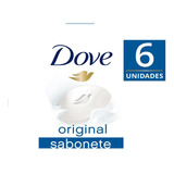 Sabonete Em Barra Dove  Branco 90 Gr Com 6 Unidades