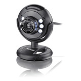 Webcam Multilaser Night Vision 16 Mp Preto Microfone - Wc045