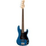 Baixo Elétrico Squier Precision Bass Pj Affinity Series, Azul, Acabamento Do Corpo: Brilhante, Poliuretano, Número De Cordas: 4, Orientação Da Mão: Mão Direita