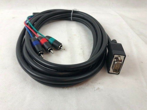 Cable Vga A 3-rca Rgb Componente De Video