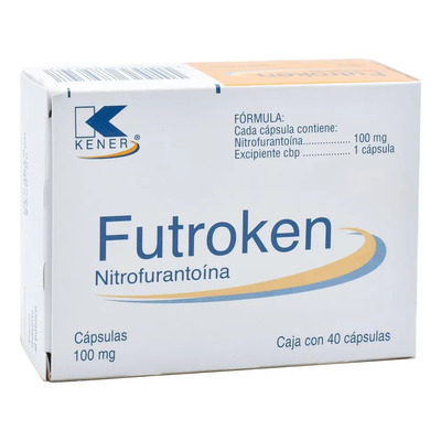 Futroken Nitrofurantoína 100 Mg Caja con 40 Cápsulas Kener | MercadoLibre