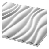 1 Placa/panel Pvc 3d Antihumedad Pvc Pared 50x50 Waves