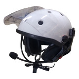 Capacete Com Fonia E Viseira De Paramotor.