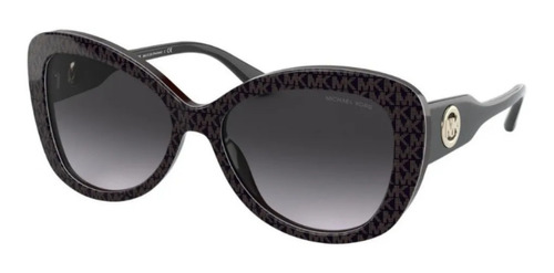 Lentes De Sol Michael Kors Positano Negro Para Dama Mujer