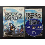 Rock Band 2 Nintendo Wii Original Físico Completo 