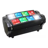 Cabeza Móvil Led Spider Beam Rgbw Dmx 8x3w Luz Disco