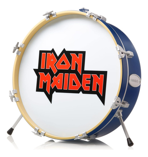 Numskull Lámpara De Tambor 3d Con Logotipo De Iron Maiden De