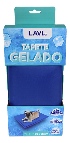 Tapete Gelado Para Cachorro Pet Lavipet 50x65cm M