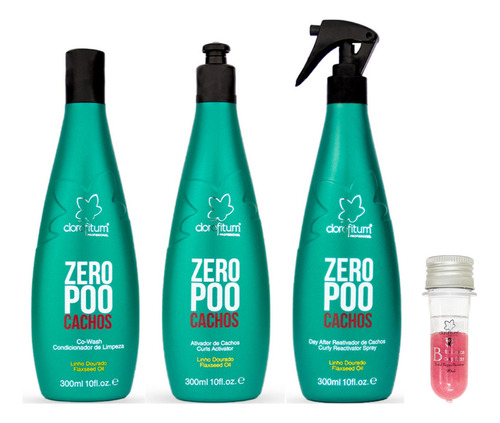 Clorofitum Zero Poo Co-wash E Ativador E Soro E Botulínica