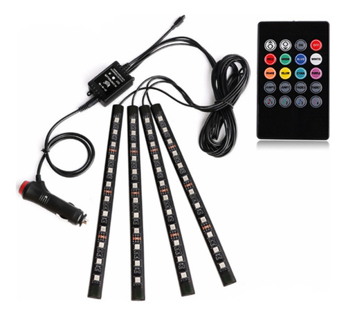 Control Remoto De Luz De Gas Led Rgb De Arranque Usb De 5 V