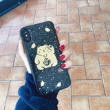 Funda Para iPhone Gato Oro Michi Suerte Dorado Hombre Mujer