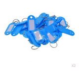 100 Pcs Keychain Identifier Tag With Name