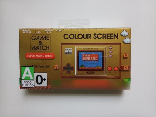 Nintendo Game & Watch Super Mario Bros. Color  Rojo Y Dorado