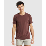 Gymshark Studio Amplify T-shirt - Cherry Brown