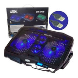 Base Suporte Notebook Até 17,3´ 4 Cooler Fan 2 Usb Led Azul