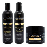 La Puissance Argan Shampoo Acondicionador Máscara Local