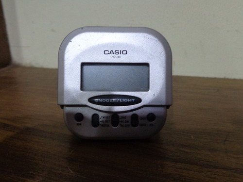 Relogio Despertador Casio Pq-30 Digital - Funcionando