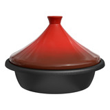 Tagine Marroquí Kook De Hierro Fundido Esmaltado , Rojo