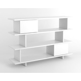 Modular Biblioteca Mesa Arrime Rack Tv Melamina Serus