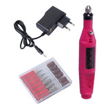 Torno Electrico Profesional Manicuria Pedicura Kit De Fresas