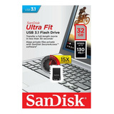 Memoria Usb 32 Gb Sandisk Ultra Fit Flash Drrive