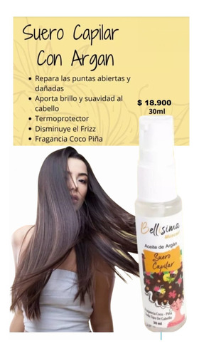 Suero Capilar Con Argan - mL a $630