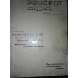 Manual Peugeot 404 Diesel Motor Indenor Xd 4.88