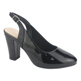 Zapato Chalada Mujer Cobna-7 Negro Casual