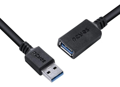 Cabo Extensor Usb 3.0 De 2 Metros Blindado Para  Até 5gbps