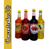 Concentrado De Sabores De Frutas 1 Lt Natural 100% Calidad