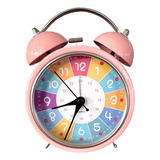 Reloj Despertador Para Niños Decorativo Enseñanza De Tiempo