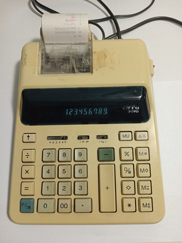 Calculadora Impresora Cifra 217