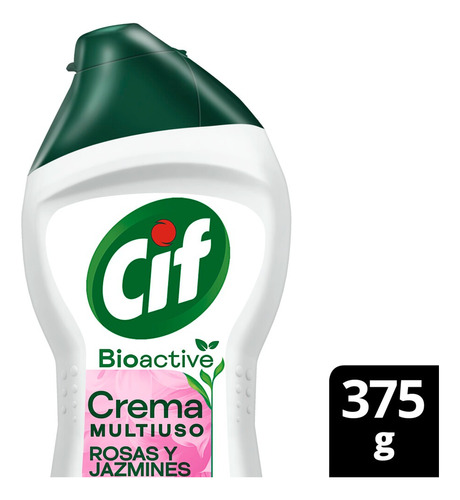 Limpiador Crema Cif Multiuso Fragancia Rosa Y Jazmin X 375g