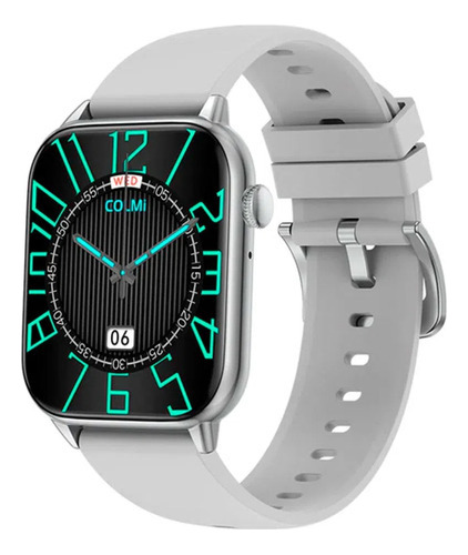 Reloj Smartwatch Colmi C60 Grey Salud Notificador Llamadas Color De La Caja Blanco Color De La Malla Gris Color Del Bisel Gris