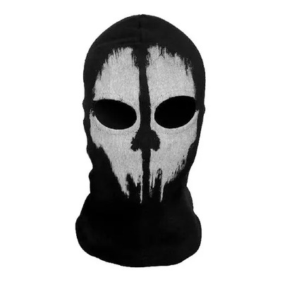 Mascara Balaclava Tactica Call Of Duty Ghosts Moto W1016 C Color Negro Diseño De La Tela Liso | Meses sin interés