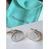 Tiffany & Co Mancuernillas 100% Original Plata Fina  925