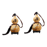 2x Calabaza Con Borla Licores Duraderos Flagon Para