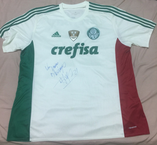 Camisa Palmeiras Ii 2015/2016 Autografada