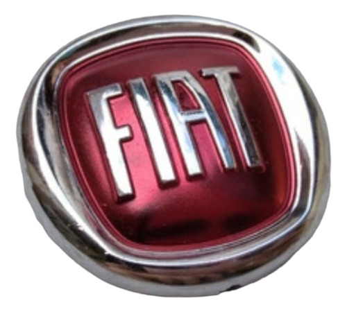 Emblema Fiat Rojo Mini 4cm Adhesivo Volante Mod Nvo Foto 5