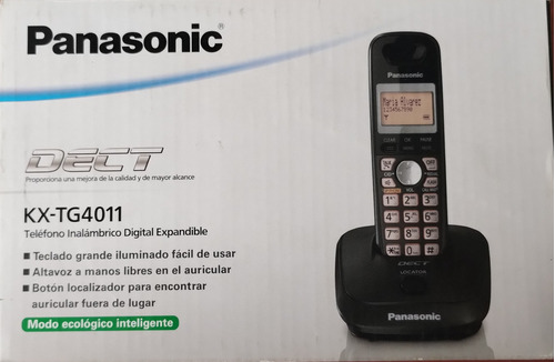 Teléfono Inalámbrico Digital Expansible Panasonic Kx-tg4011