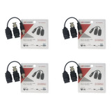 Pack X4 Par De Balunes Hikvision 2/4/5mp/4k Calidad Premium